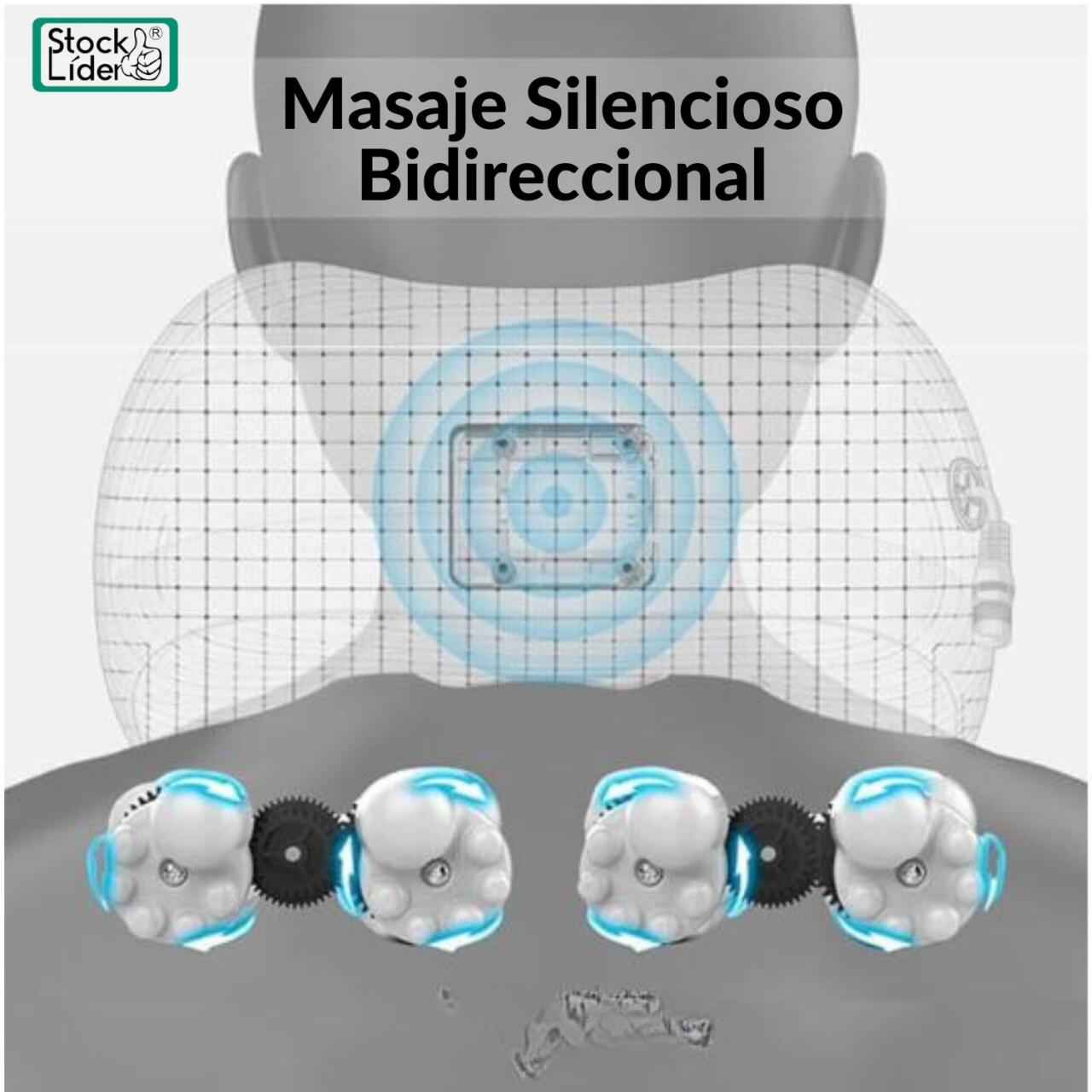 Cojín Masajeador Cervical Shiatsu - Alivio Instantáneo del Dolor de Cuello